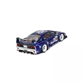 LB-WORKS F40 METALLIC BLUE 2024 OttO mobile 1:18 Resinemodell (Türen, Motorhaube... nicht zu öffnen!)